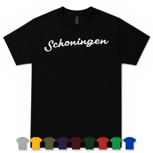 Schoningen retro script - schoningen,