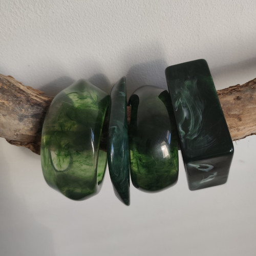 Damen armband harz grün - damen,
