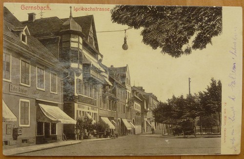Gernsbach igelbachstrasse - ak,