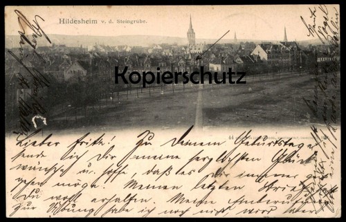 Alte postkarte hildesheim von - hildesheim,