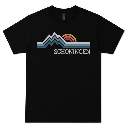 Schoningen retro logo - schoningen,