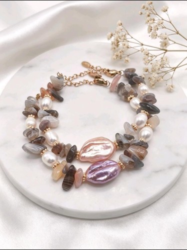 Armband aus natursteinen - aus,